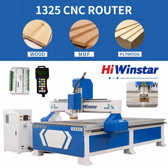 Usine de menuiserie 3D porte meubles armoire bois acrylique MDF contreplaqué gravure coupe sculpture fraisage routeur Machine 1325 CNC routeur